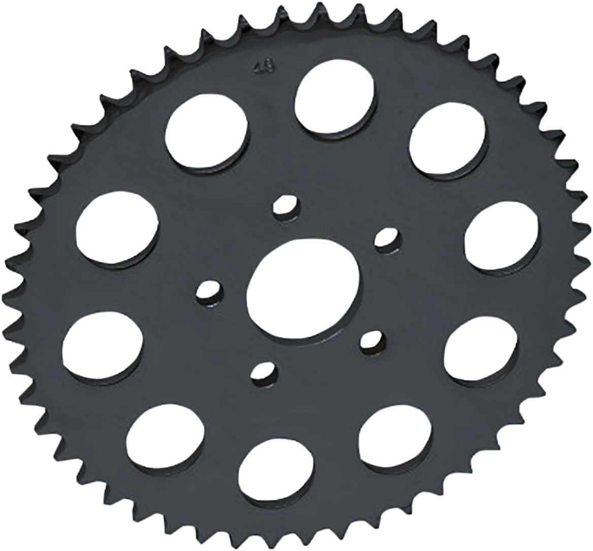 DRAG SPECIALTIES Rear Sprocket - Black - Flat - 51 Tooth 71891DE