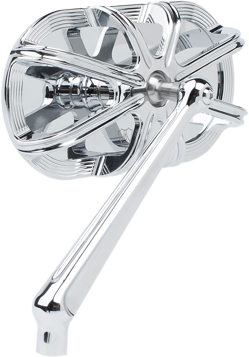 ARLEN NESS Mirror - Side View - Caged Series/10 Gauge - Chrome - Left 13-161
