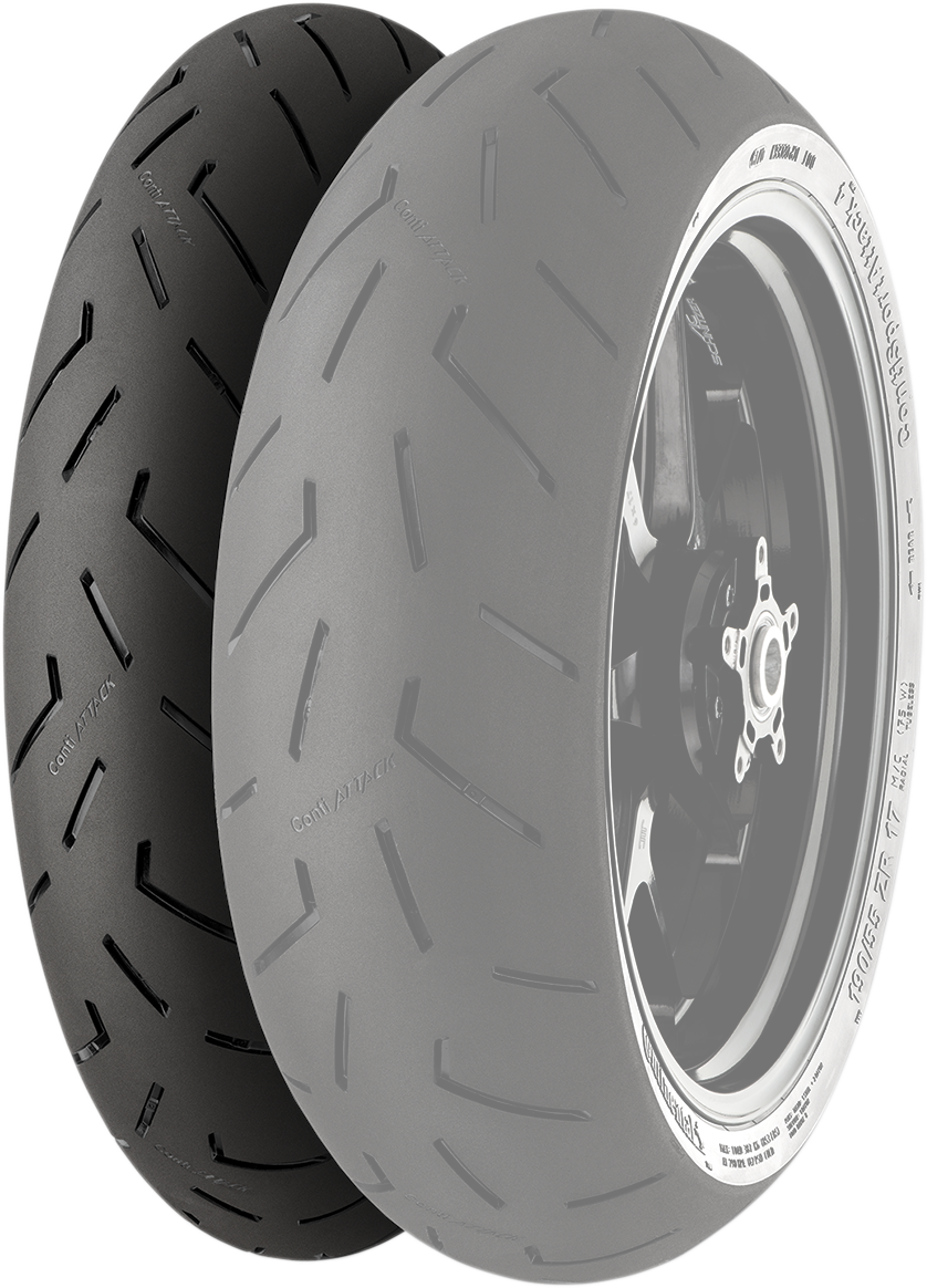 CONTINENTAL Tire - ContiSportAttack 4 - Front - 120/70ZR17 - (58W) 02445980000