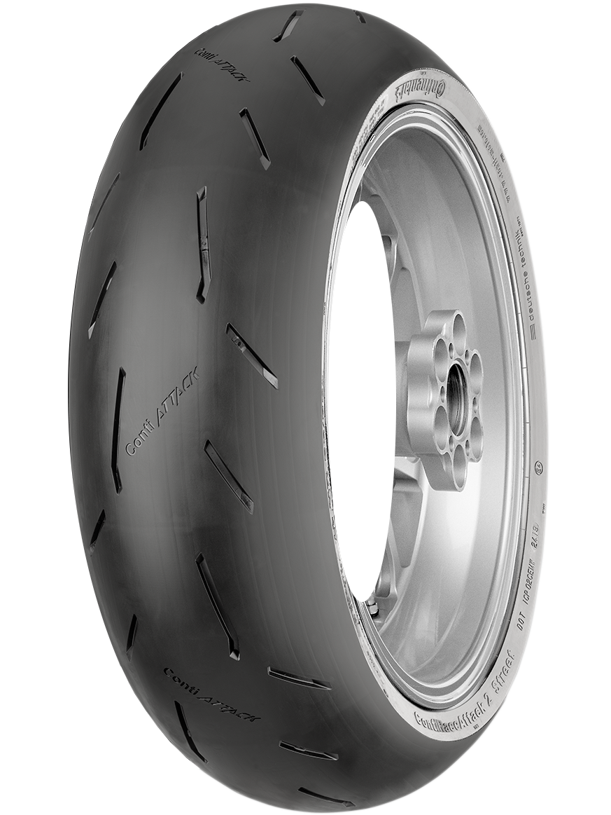 CONTINENTAL Tire - ContiRaceAttack 2 Street - Rear - 180/55ZR17 - (73W) 02446590000