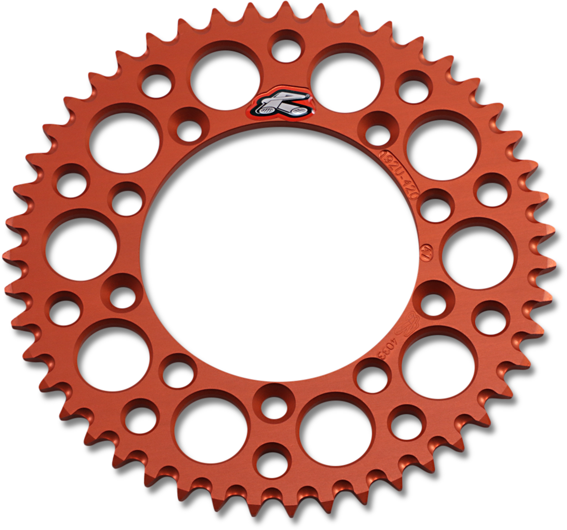 RENTHAL Sprocket - Orange - 47 Tooth 192U-420-47GPOR - Cycle City Outdoors