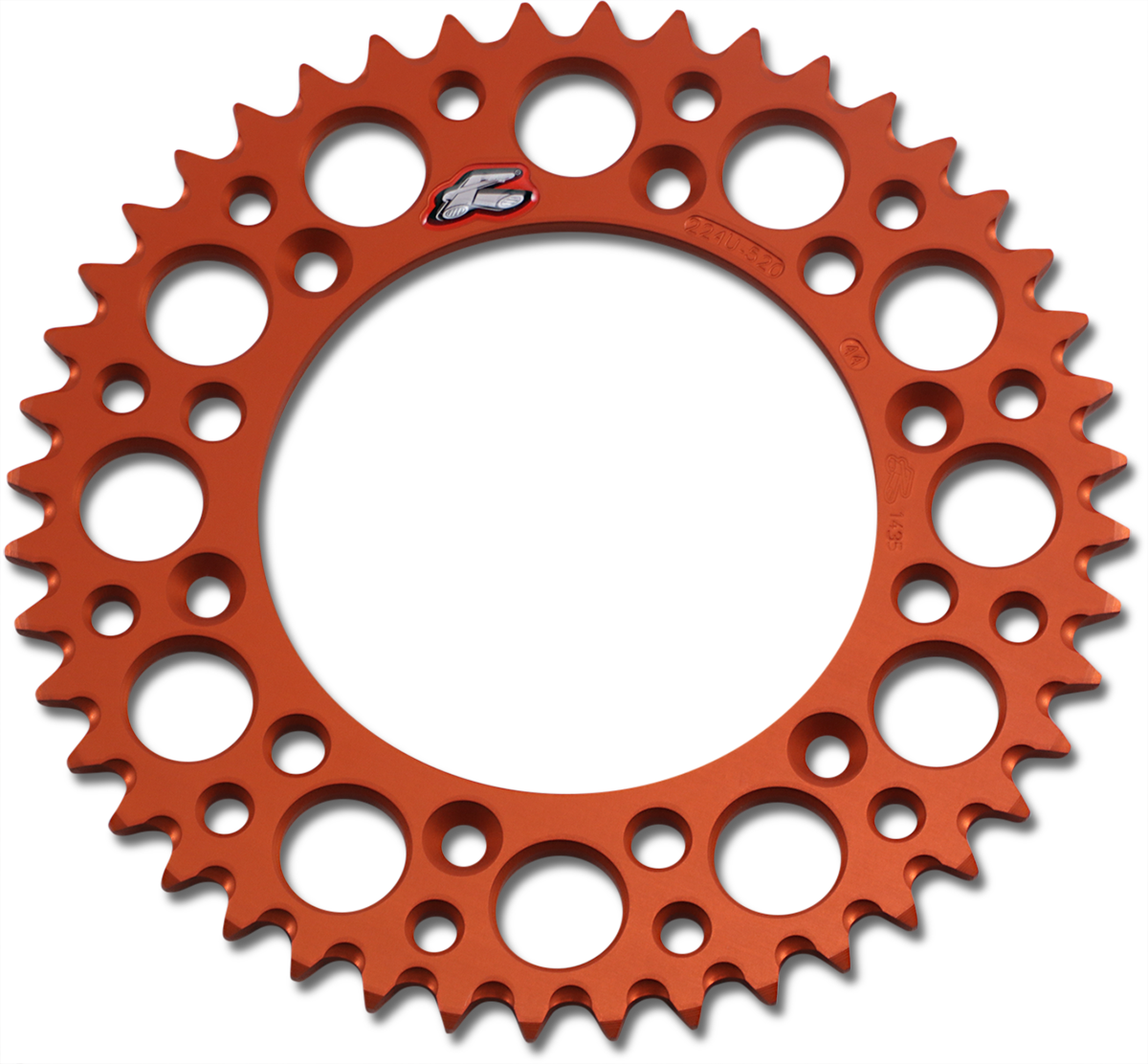 RENTHAL Sprocket - Orange - 44 Tooth 224U-520-44GPOR - Cycle City Outdoors
