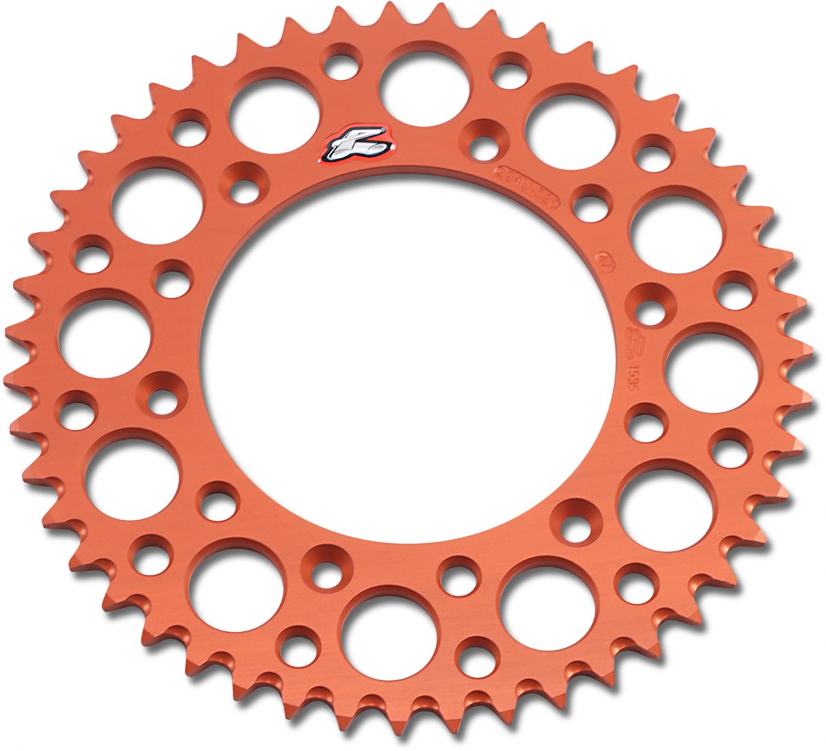 RENTHAL Sprocket - Orange - 47 Tooth 224U-520-47GPOR - Cycle City Outdoors