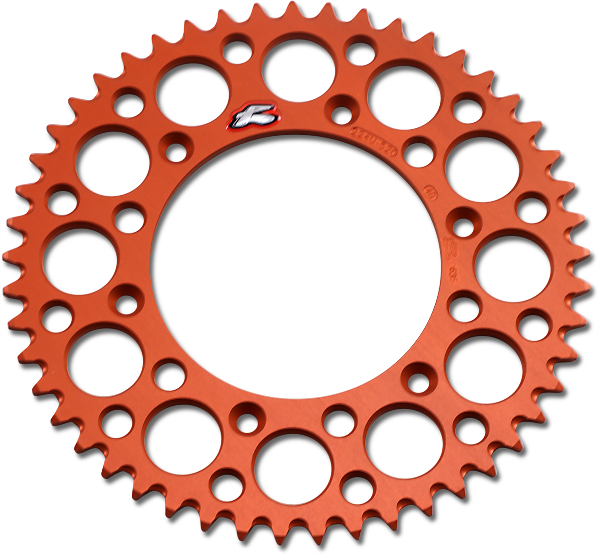 RENTHAL Sprocket - Orange - 49 Tooth 224U-520-49GPOR - Cycle City Outdoors