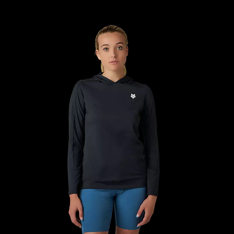 Fox Racing - Womens Ranger Ls Sun Shirt - Blk - S