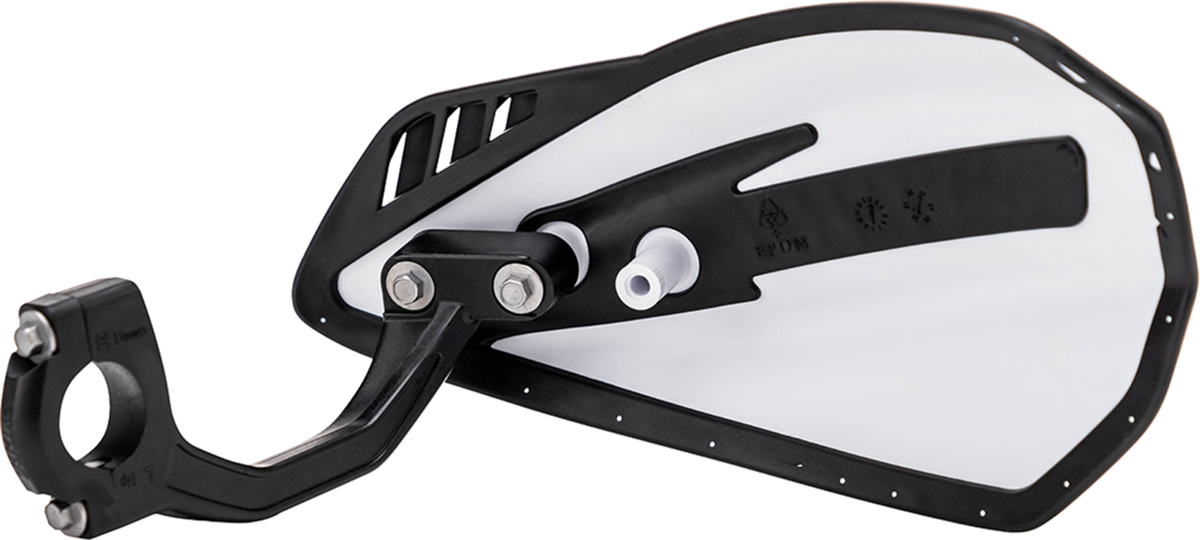Cycra 1CYC-0056-237 Cyclone Handguards - White/Black | Off-Road