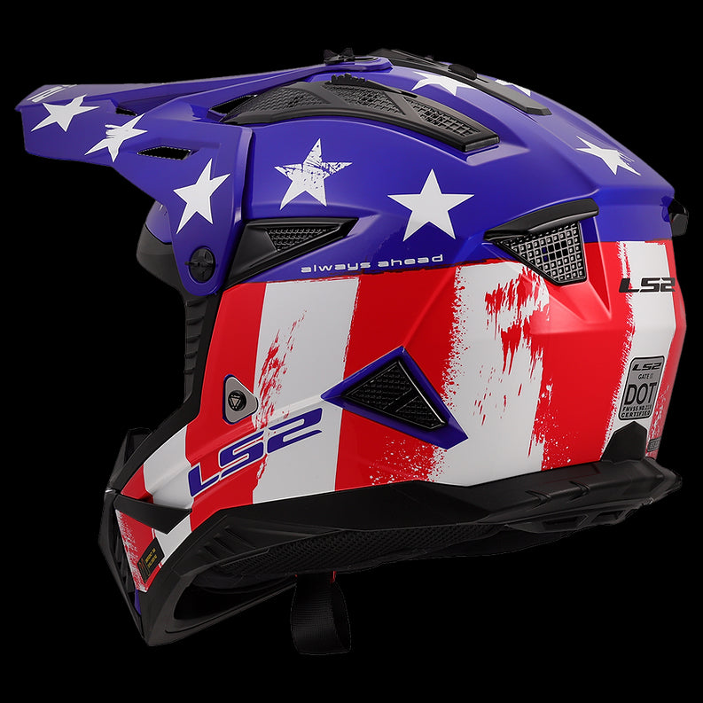 LS2 - Gate II Battle Scar Motocross Helmet