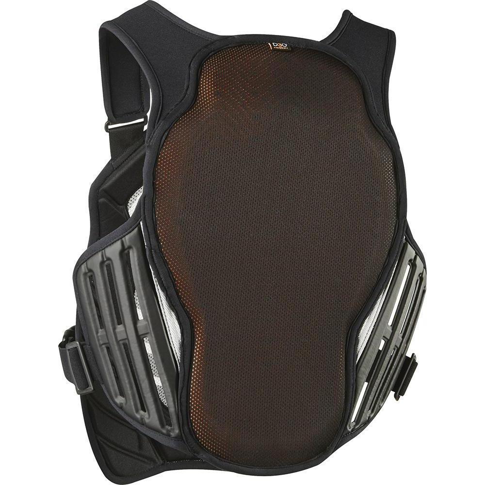 Fox Racing Titan Race Subframe CE Chest Protectors - Black/Silver - L/XL