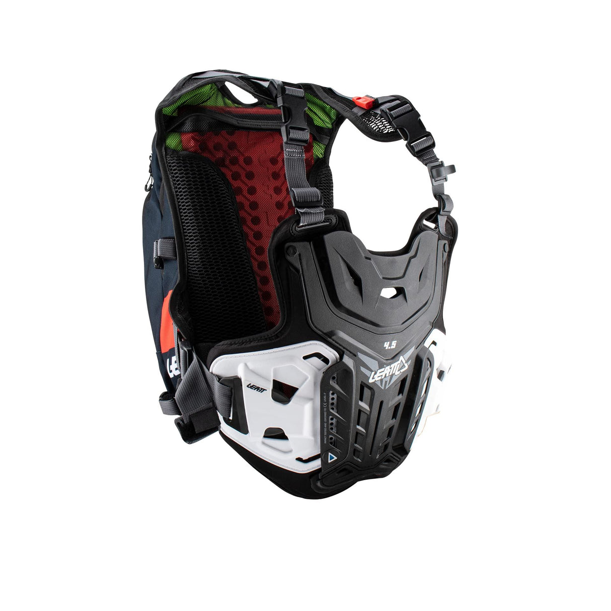 Leatt - Chest Protector Moto 4.5 Hydra Blk/Red - Cycle City Outdoors