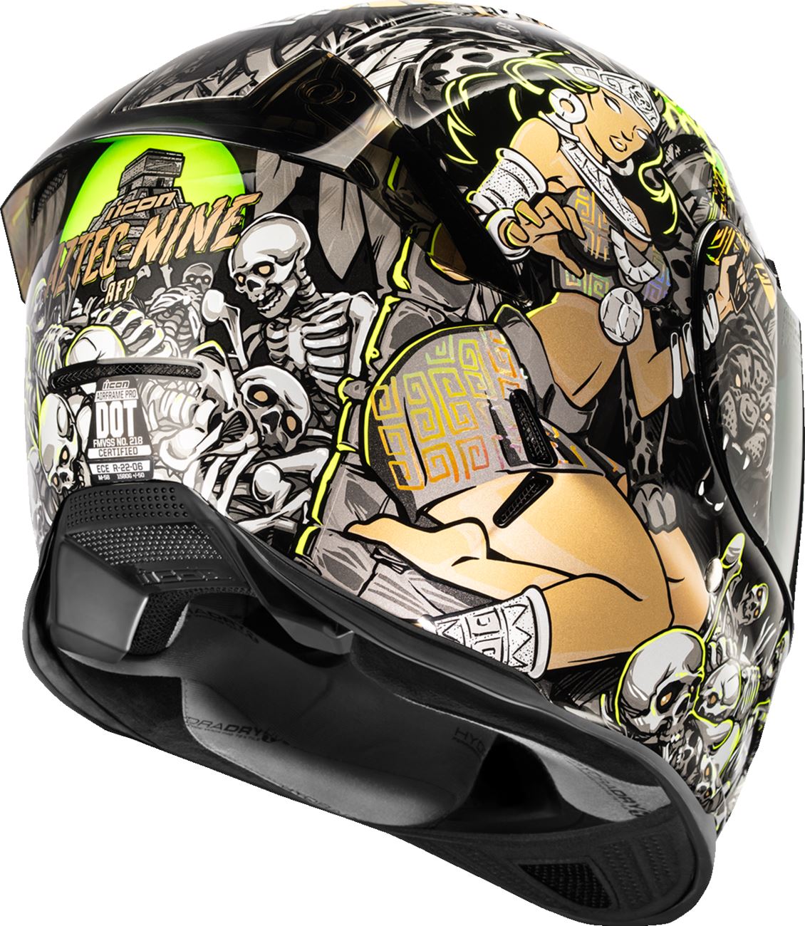 ICON Airframe Pro™ Helmet - Aztec Nine - Gold