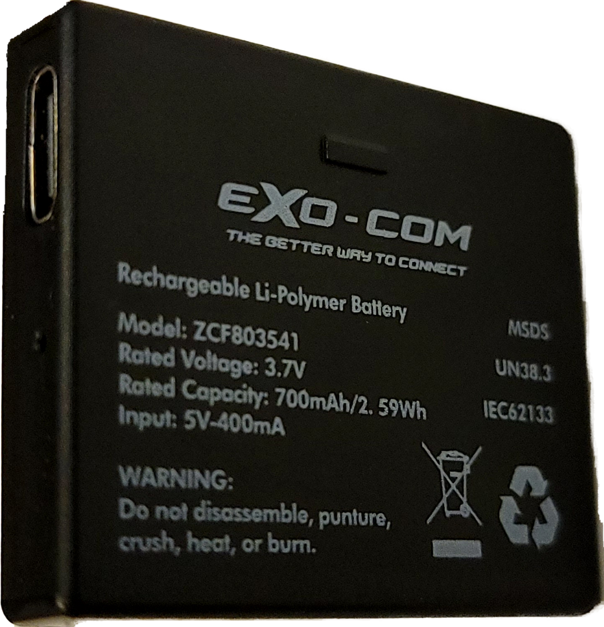 Exo Com Replacement Spare Battery