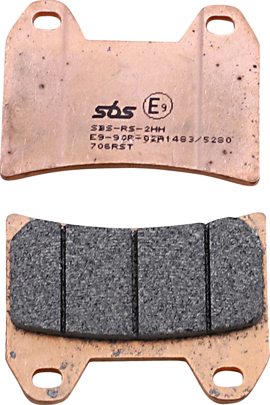 SBS RST Sintered Front Brake Pads - 706RST (Ducati / Moto Guzzi / Victory / Aprilia / KTM / BMW 1997–2025)