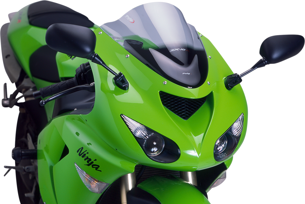 Puig Hi-Tech Parts 4053H Race Windscreen - Smoke - ZX10R | Street