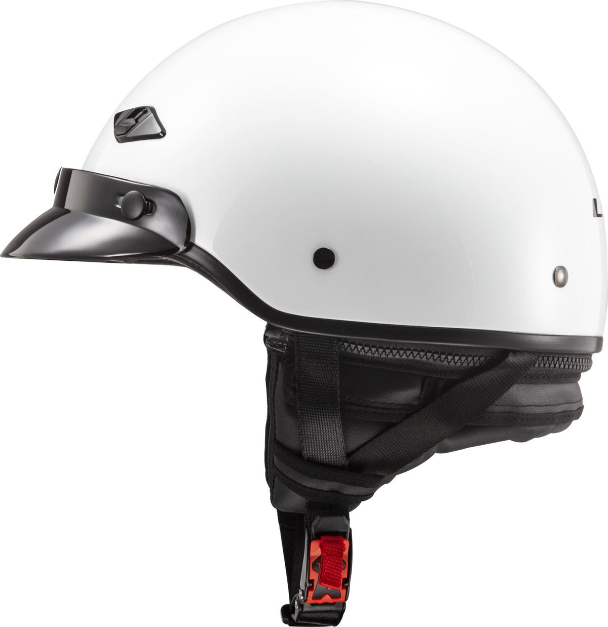 LS2 Bagger Half Helmet | Gloss White / Matte Black | DOT | S–2XL
