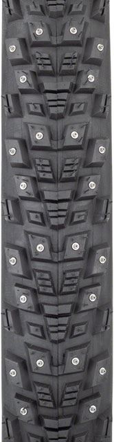 45NRTH Kahva Studded Winter Tire - 29x2.25 Black | 252 Concave Carbide Studs | 60 TPI Tubeless