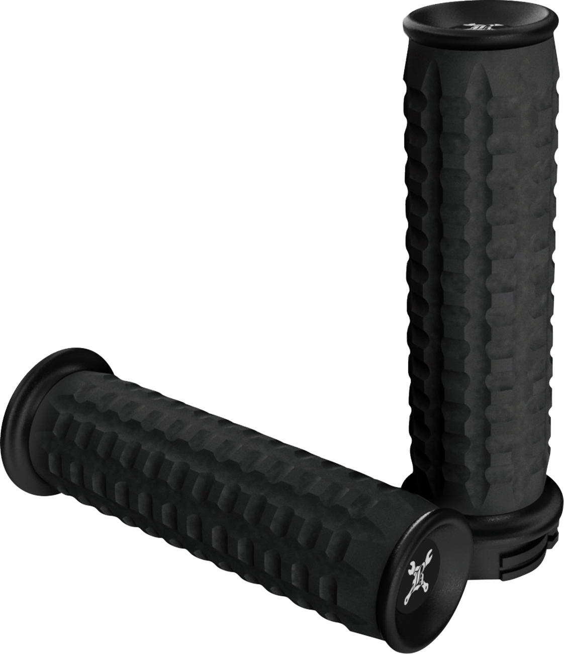Burly Brand B16-1009TB Hawk Grips - TBW - Black Textured | Street