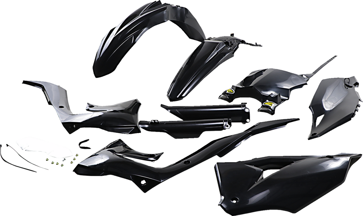 Cycra 1CYC-9325-12 Body Kit - Powerflow - Black - Kawasaki - KX '19-'23 | Off-Road