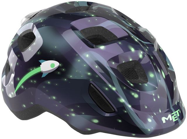 MET Hooray MIPS Kids Helmet – Space Glow in Dark