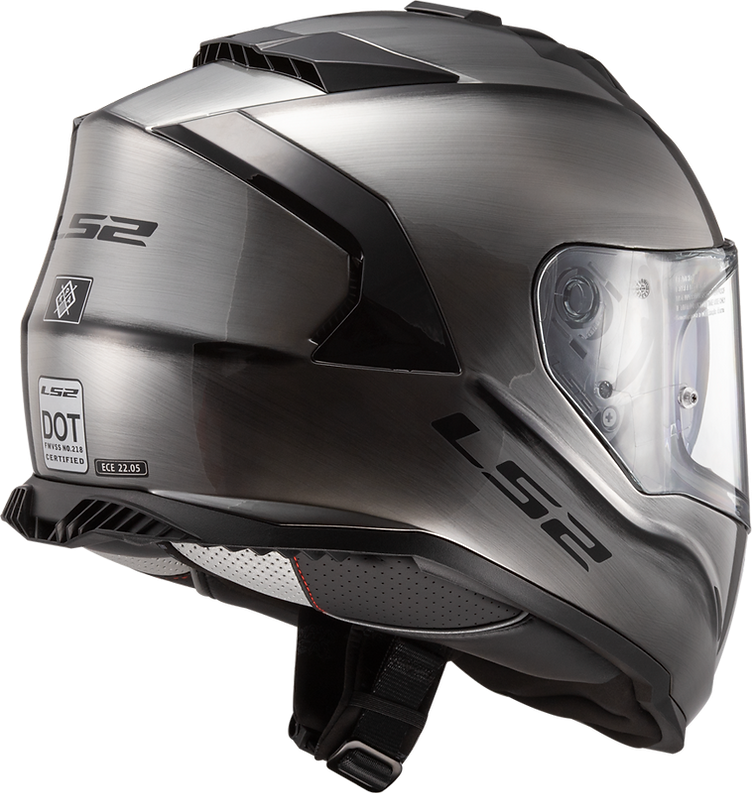 LS2 - Assault Full Face Helmet - Brushed Gray - L (Open Box)