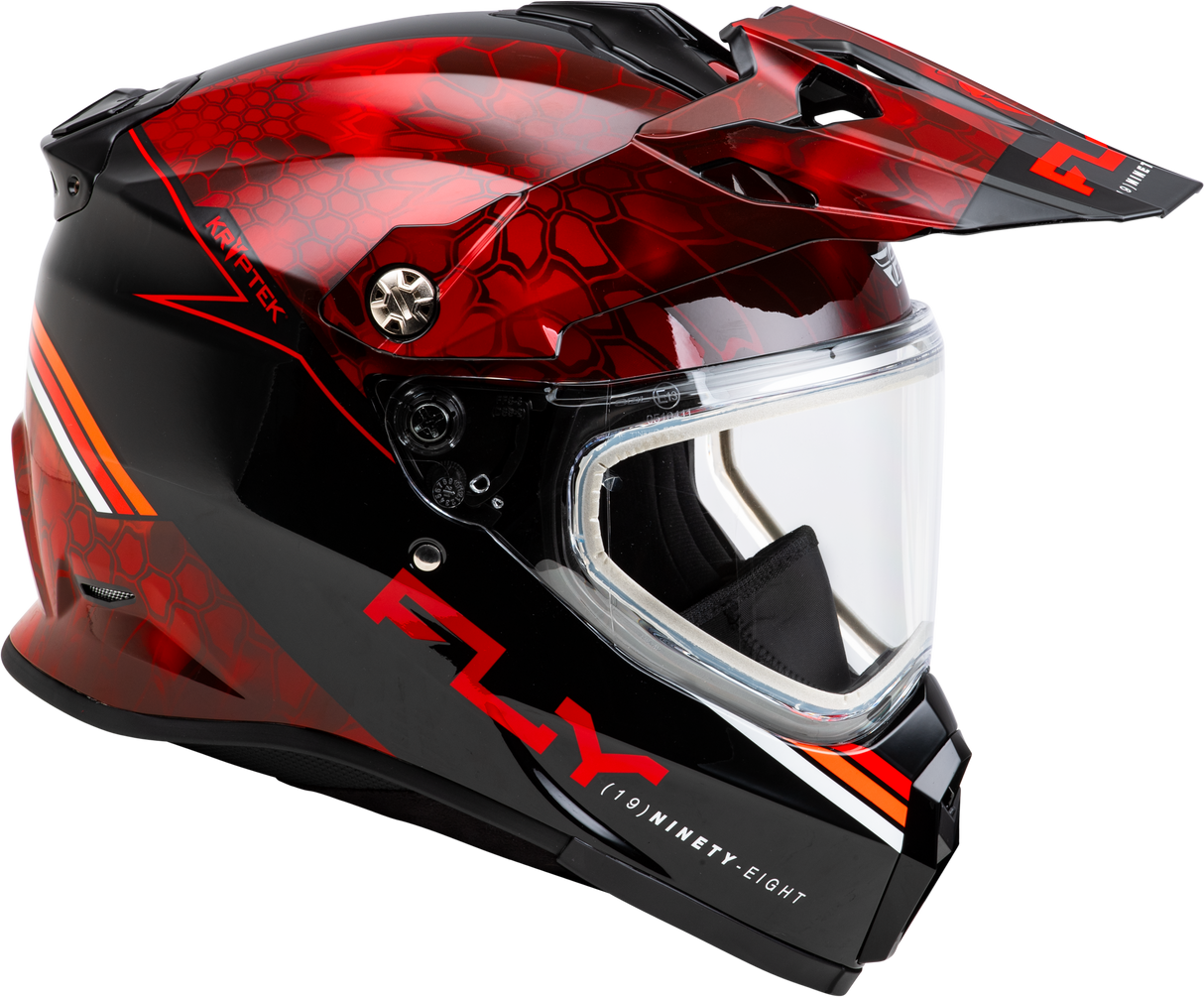 Trekker Cw Conceal Helmet Dual Shld Red/Black 2x - Cycle City Outdoors