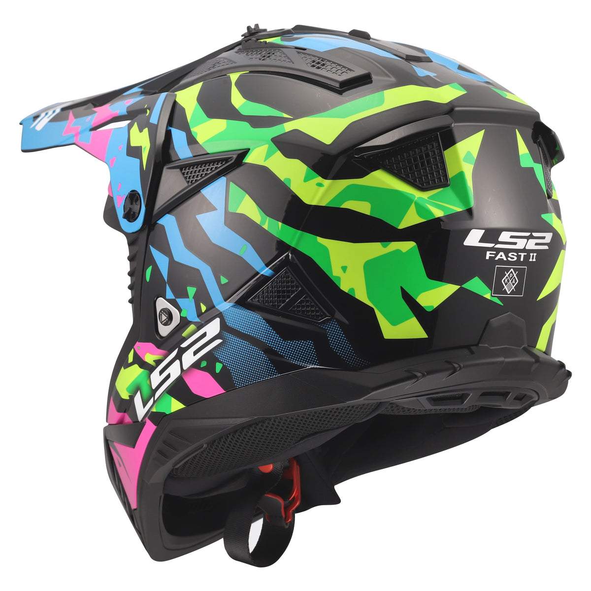 LS2 Gate II Electra Motocross Helmet | Multi-Color | XS–3XL | 708-1211