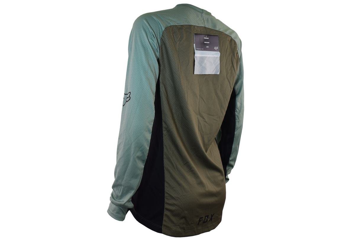 Fox Racing - Womens Defend Ls Jersey - Olv Grn - S