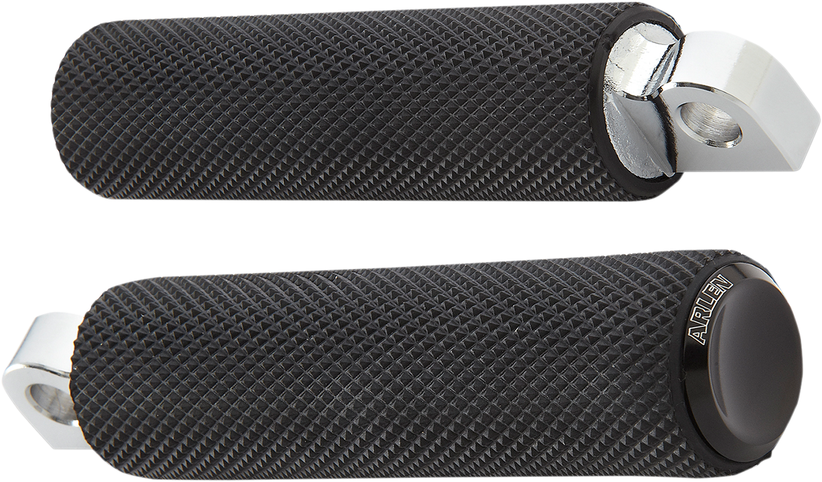 ARLEN NESS Footpegs - Knurled - Black 07-925