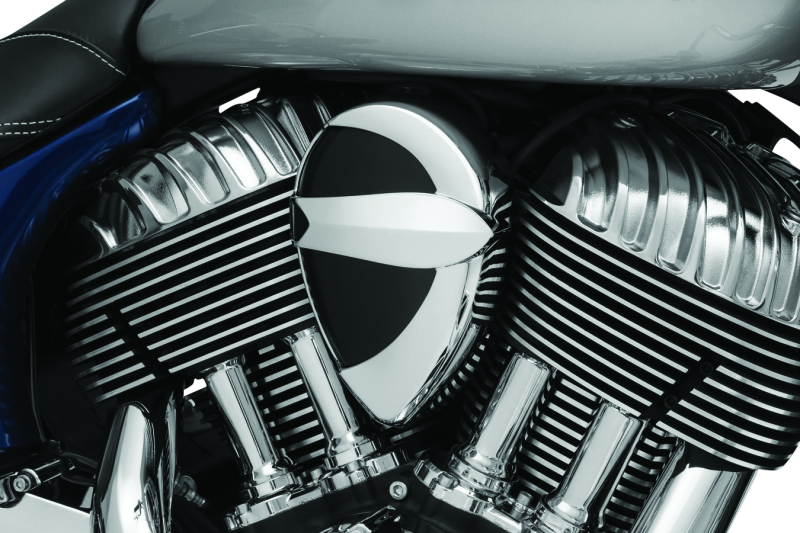 Kuryakyn Horn Cover John Shope Series Chrome - Cycle City Outdoors