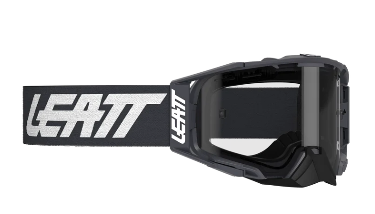 Leatt Velocity 6.5 Enduro Goggle | Graphene Grey / Clear | 83% VLT | OTG