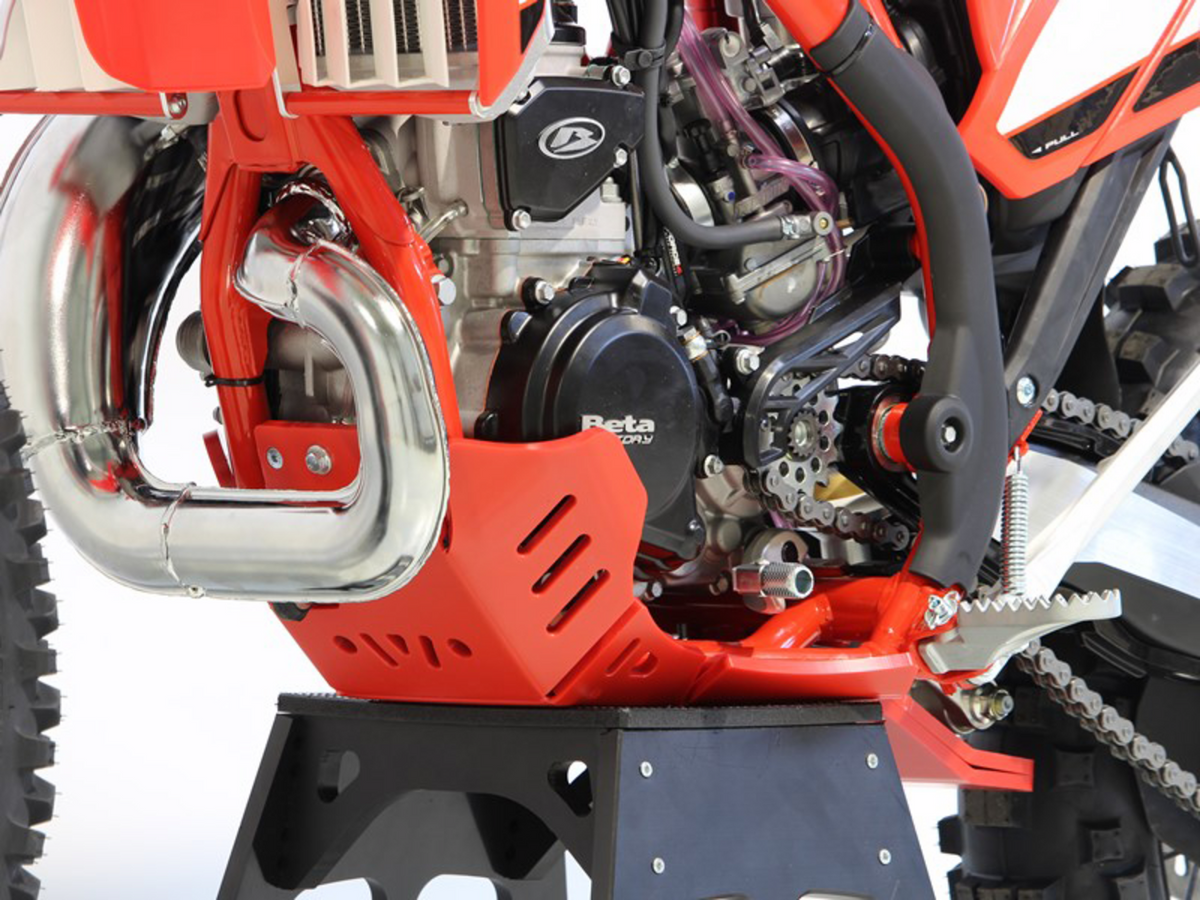 Axp Racing AX1682 Xtrem Skid Plate - Red - Beta - X-Trainer '16-'26 | Adventure/Off-Road