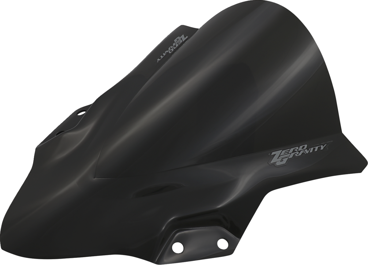 Zero Gravity 16-283-19 Double Bubble Windscreen - Dark Smoke - Ninja 400 | Street