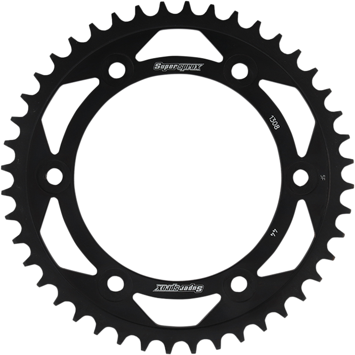 SUPERSPROX RFE-1308-44-BLK Rear Sprocket - 44 Tooth | Street