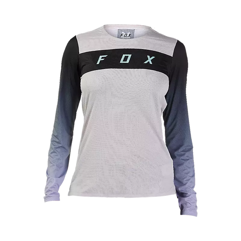 Fox Racing - Womens Flexair Ls Race Jersey - Vin Wht - S