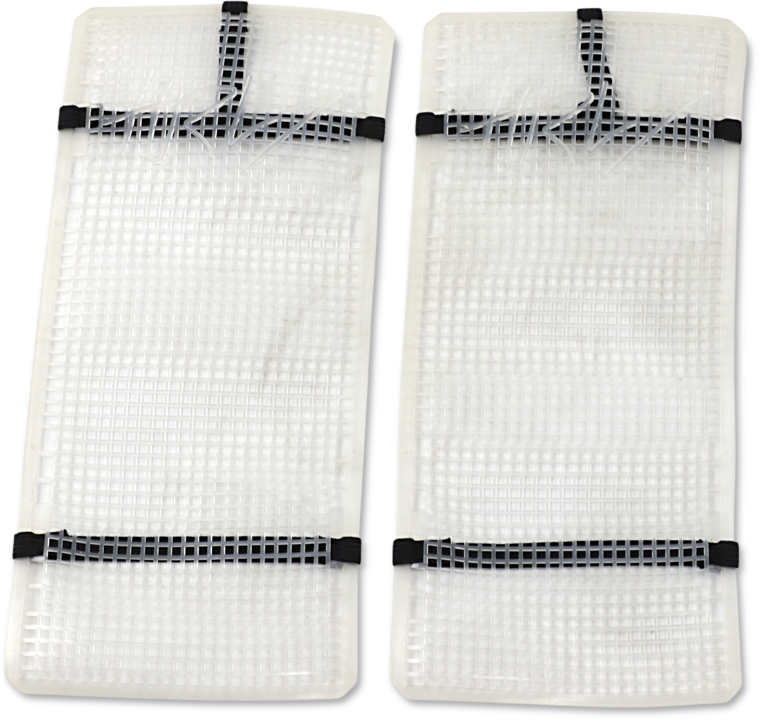 MOOSE RACING Mud Radiator Cover - White - Husqvarna HPRMUDHUS3504TM - Cycle City Outdoors
