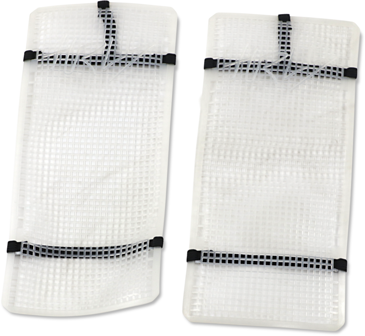 MOOSE RACING Mud Radiator Cover - White - Husqvarna HPRMUDHUS4504TM - Cycle City Outdoors
