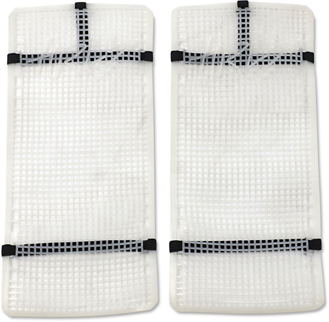 MOOSE RACING Mud Radiator Cover - White - KTM HPRMUDKT2502TM - Cycle City Outdoors