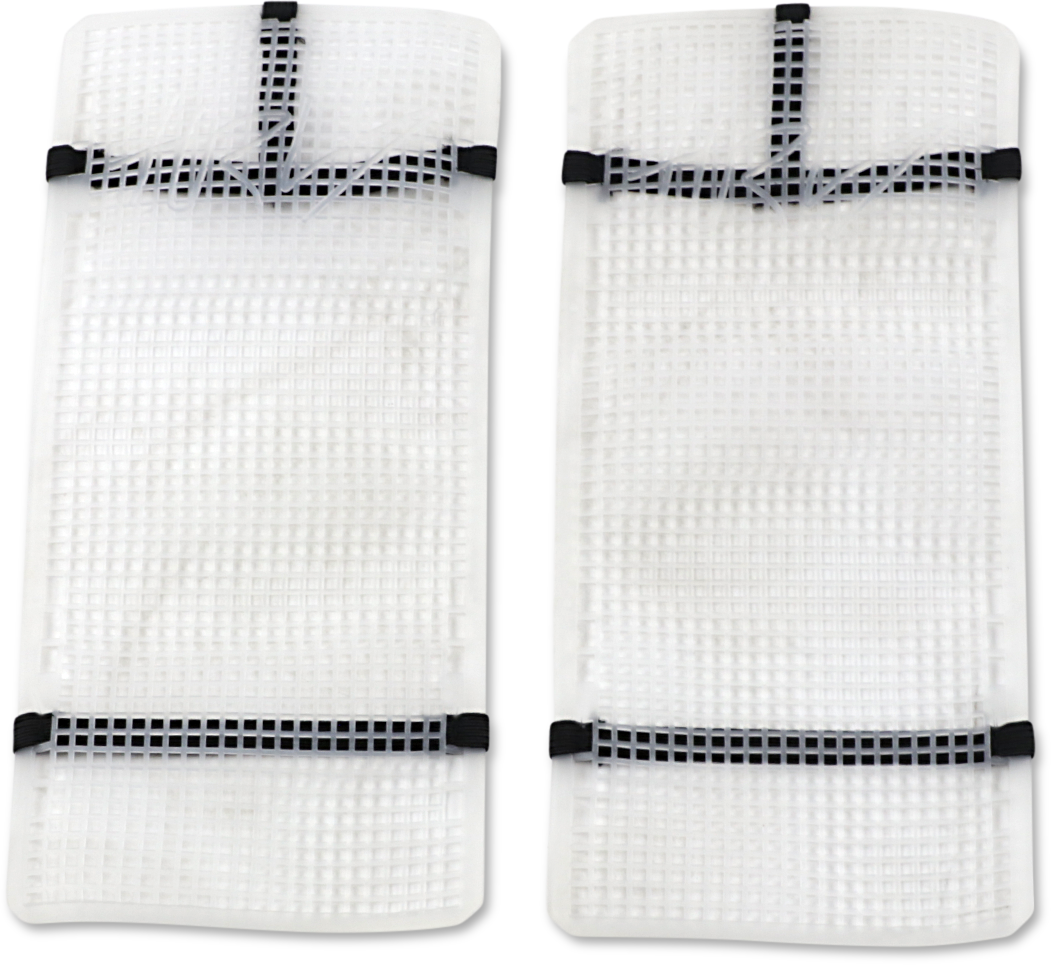 MOOSE RACING Mud Radiator Cover - White - KTM HPRMUDKT4504TM - Cycle City Outdoors