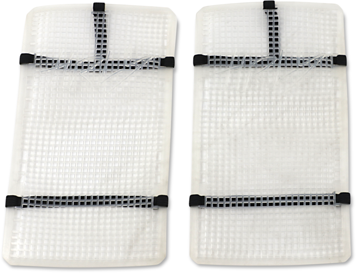 MOOSE RACING Mud Radiator Cover - White - Yamaha HPRMUDYZF4504TM - Cycle City Outdoors