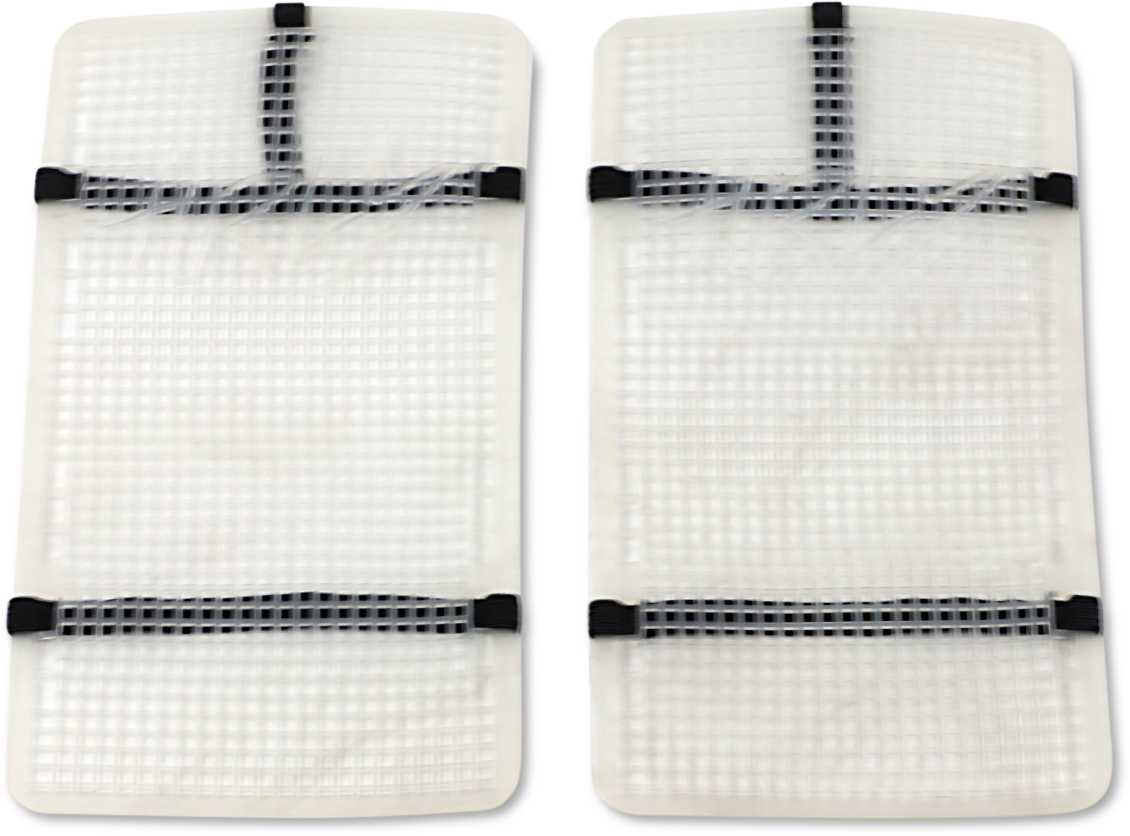 MOOSE RACING Mud Radiator Cover - White - Honda HPRMUDCRF45016M - Cycle City Outdoors