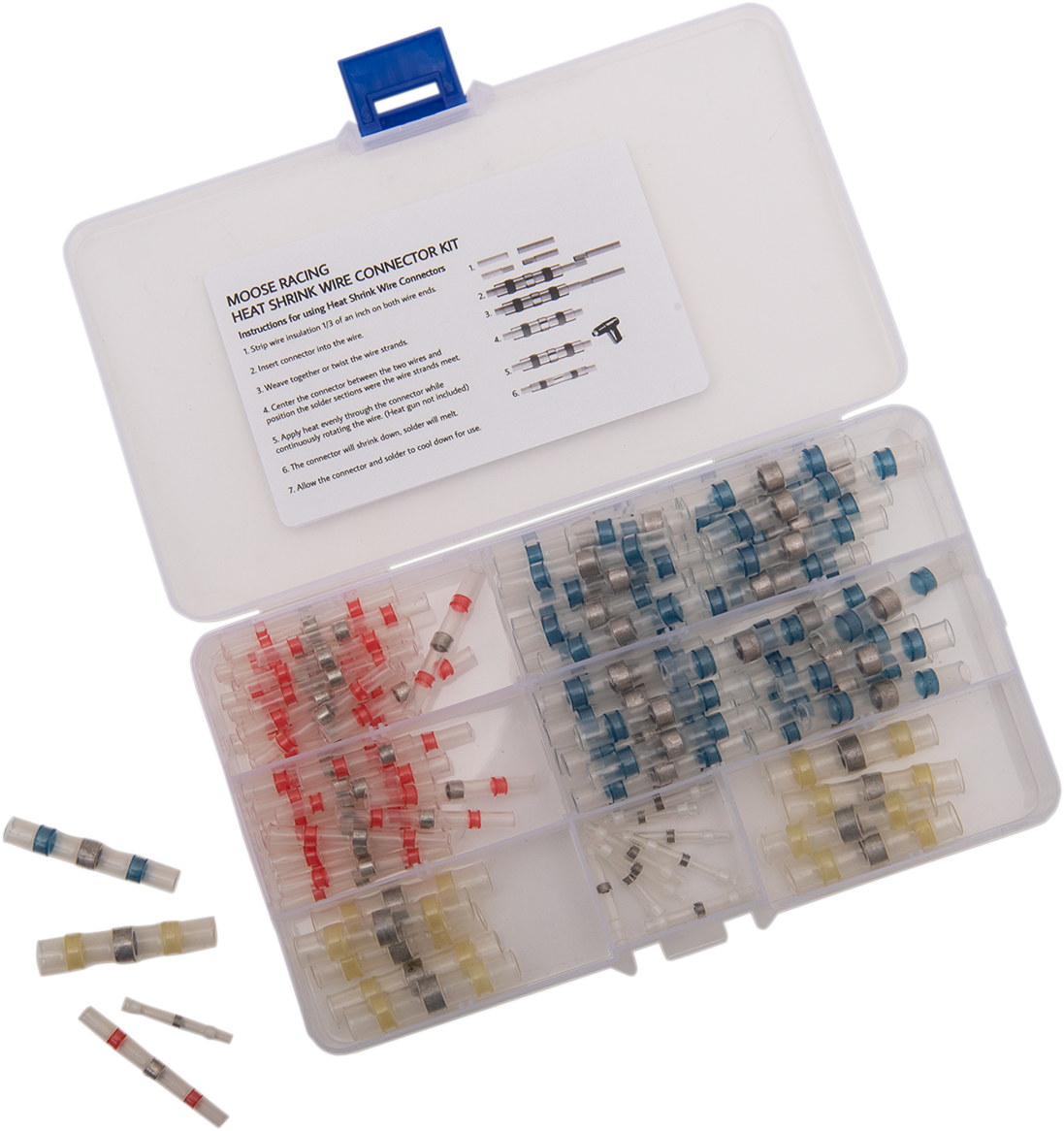 MOOSE RACING Wire Connectors - 100 PC Set 03-1000M - Cycle City Outdoors