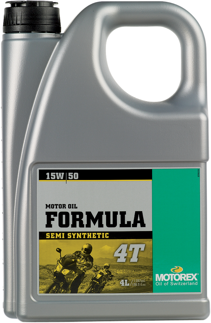 MOTOREX Formula Synthetic Blend 4T Engine Oil - 15W-50 - 4L 306183
