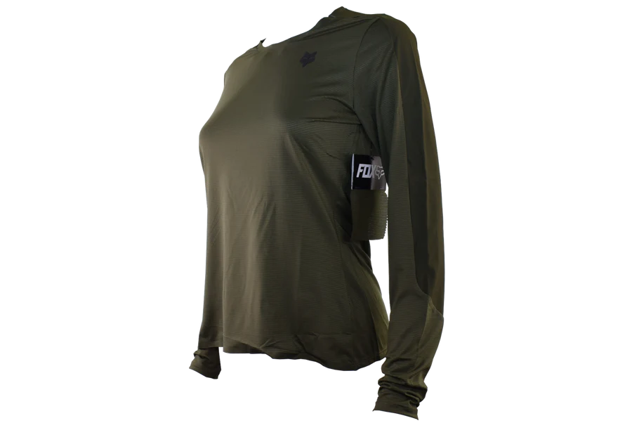 Fox Racing - Womens Flexair Ascent Ss Jersey - Olv Grn - S