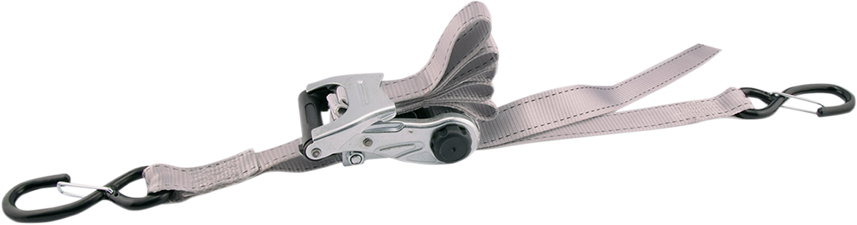 Erickson 31353 Ratchet Tie-Down - 1.25" x 12' - Gray | ATV/UTV/Snow