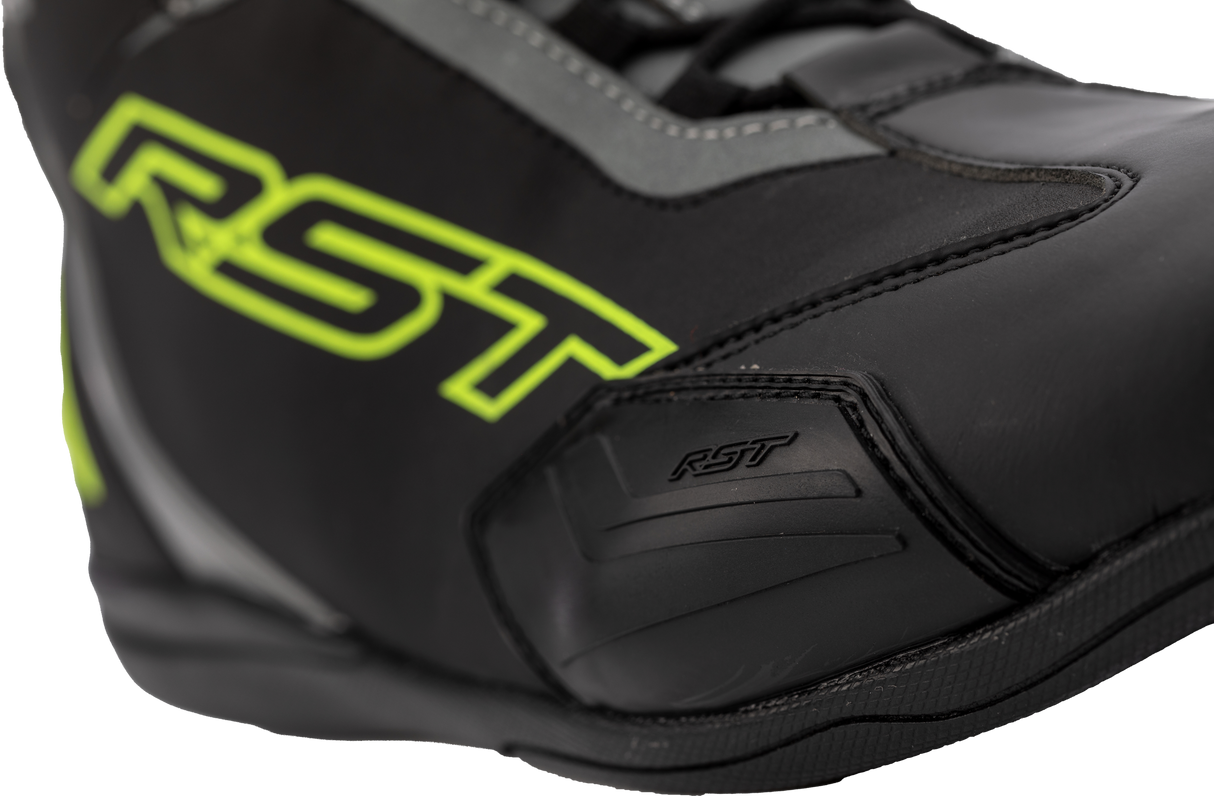 Sabre Moto Shoe Ce Boot Blk/Gry/Flo Yellow Sz 13