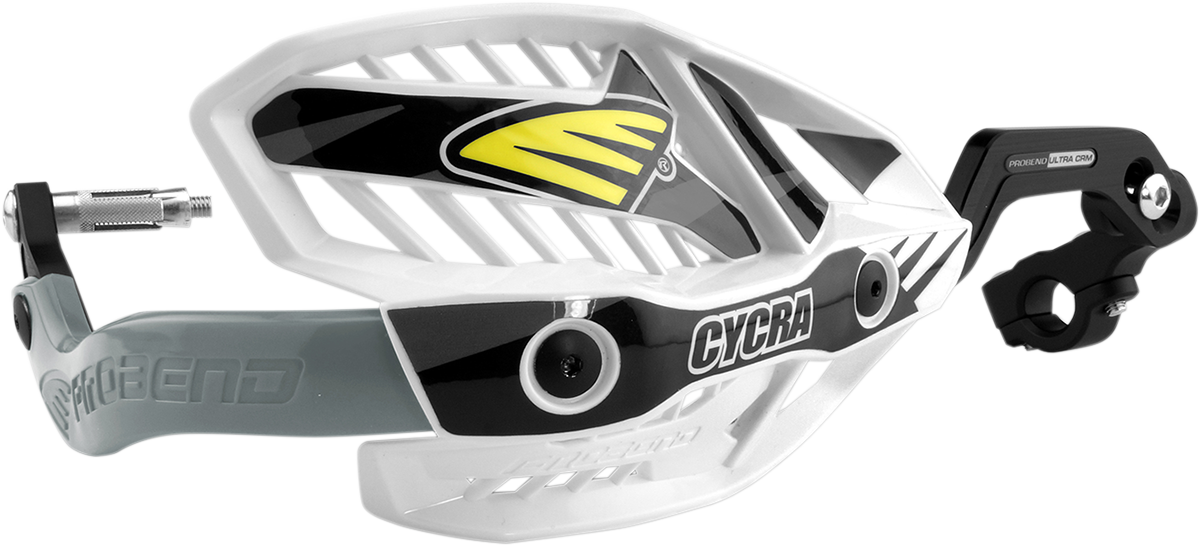 Cycra 1CYC-7407-42X 7/8" Ultra Probend CRM Wrap Around Handguards - White/White | Off-Road