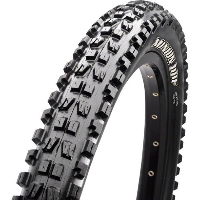 Maxxis - Minion DHF Tire - 27.5 x 2.5 Tubeless Folding Black Dual EXO Wide Trail
