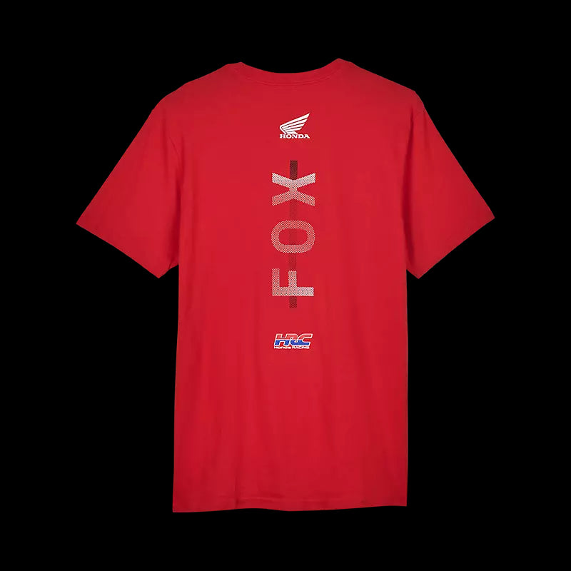 Fox X Honda Prem SS Tee II Flame Red