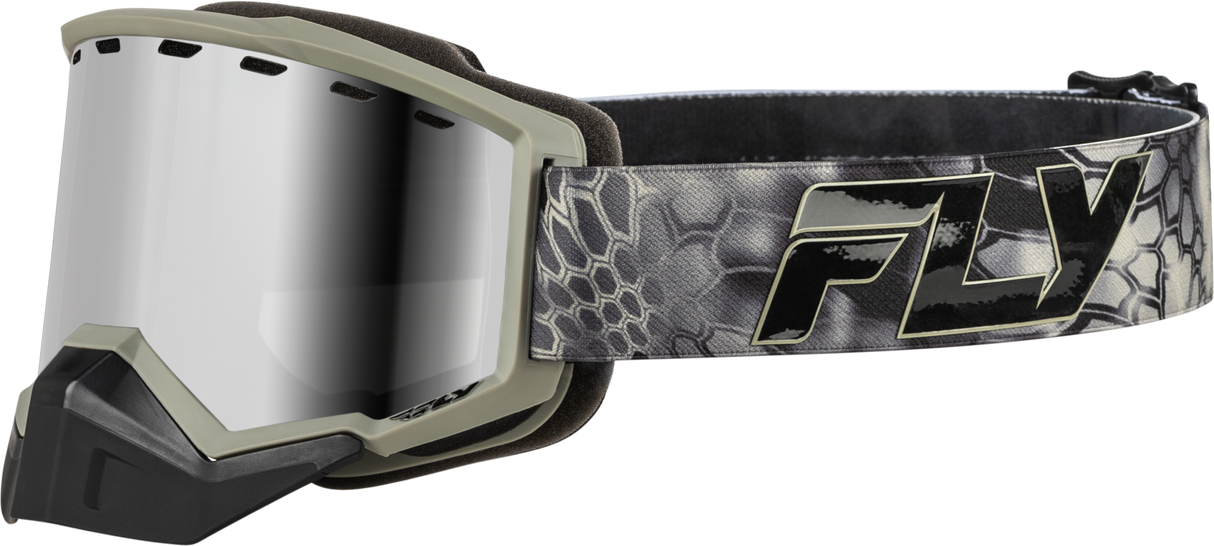 Focus Snow Goggle Se Kryptek W/ Silver Mirror/Smoke Lens - Cycle City Outdoors