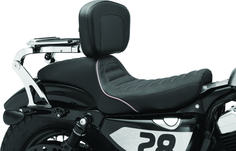 Kuryakyn Fixed Mounts Multi-Purpose Driver & Passenger Backrest 04-22 XL Models Chrome - Cycle City Outdoors