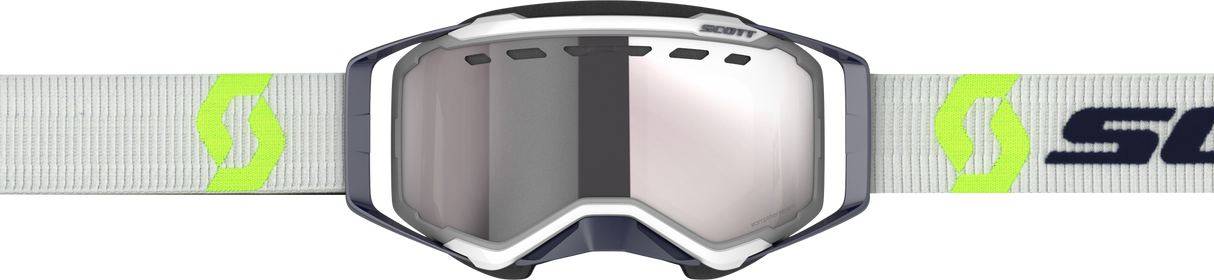 Prospect Goggle Snow Cross Grey/Ylw W/Enh Silver Chrome